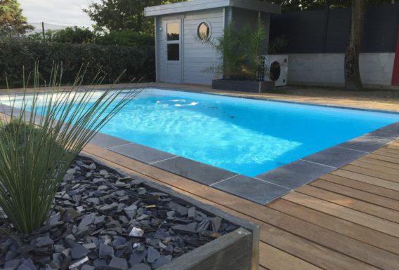 Construction de piscine par le pisciniste paysagiste à Angers, de Boislaville