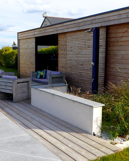 Installation d'un abri de jardin en Maine-et-Loire