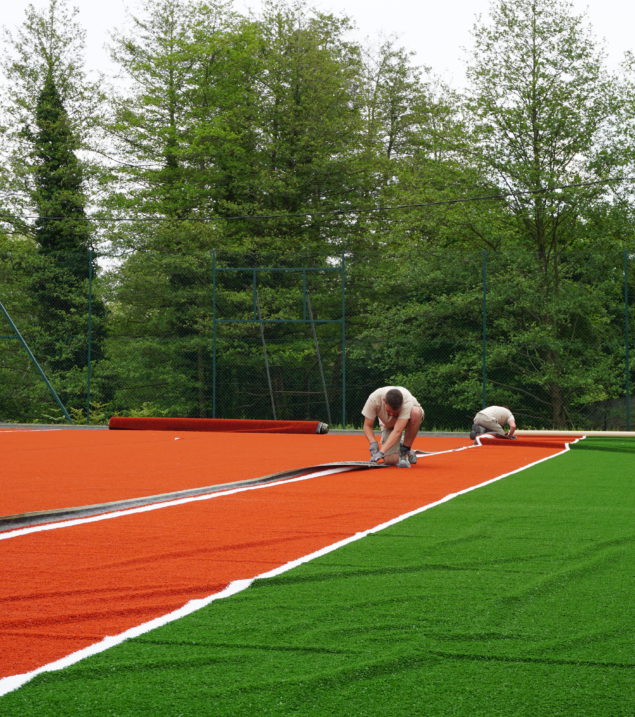 Terrain de tennis