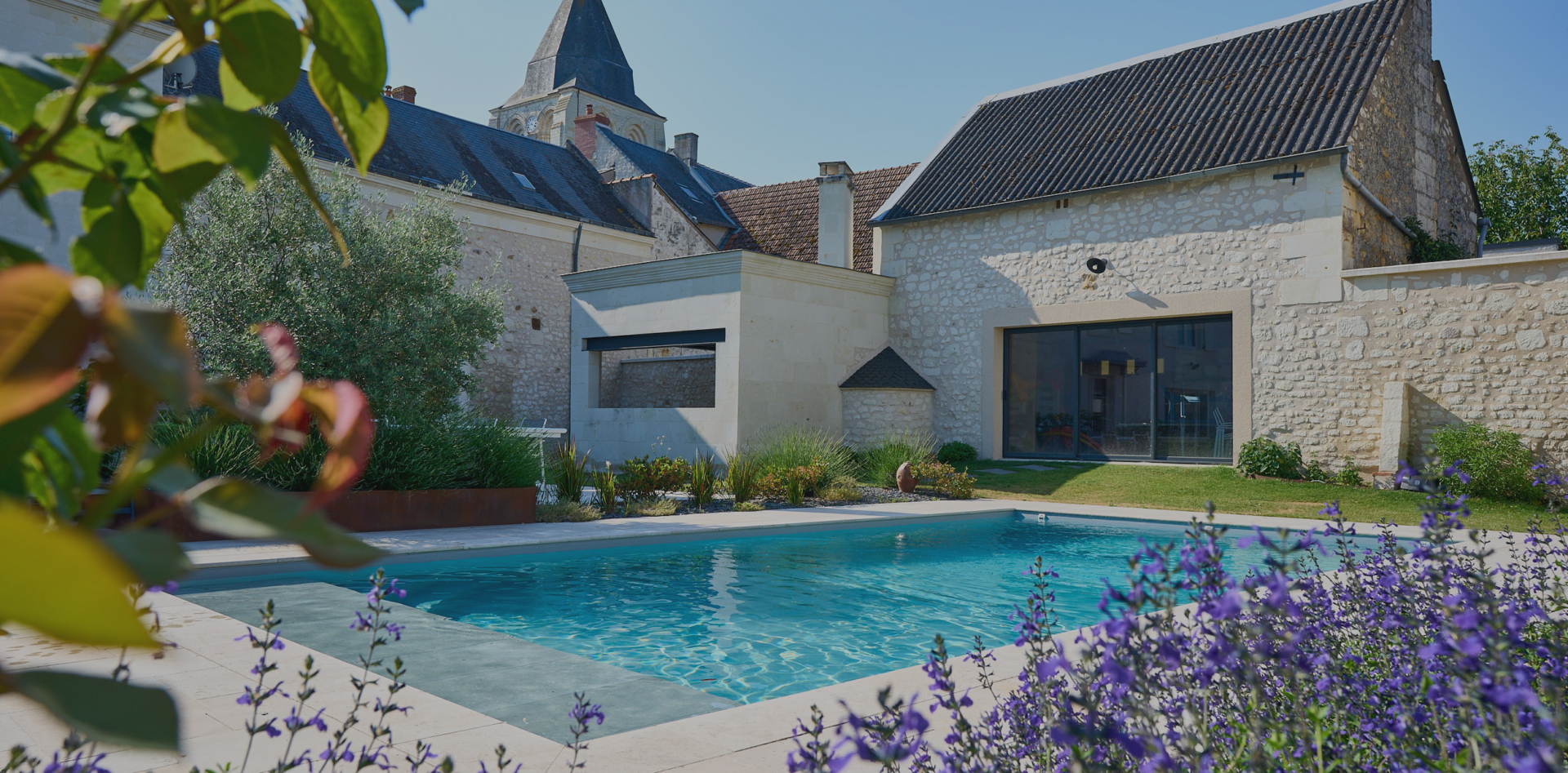 Piscine et jardins Angers Saumur