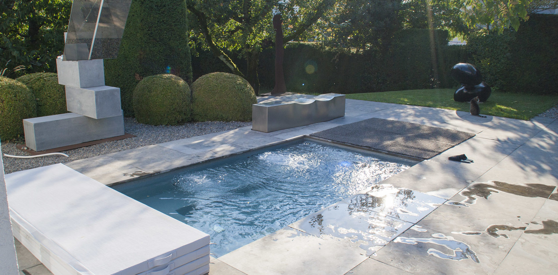 Exemple de style de piscine : la mini-piscine