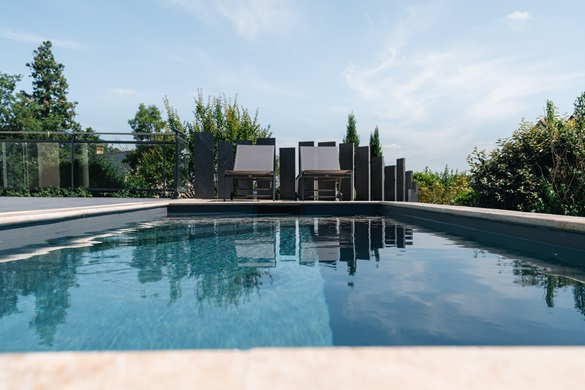 Liner gris anthracite piscine